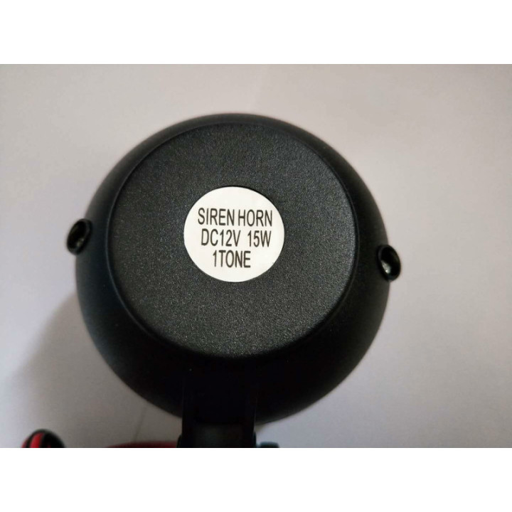 Sirena para alarma DC 12V 15W