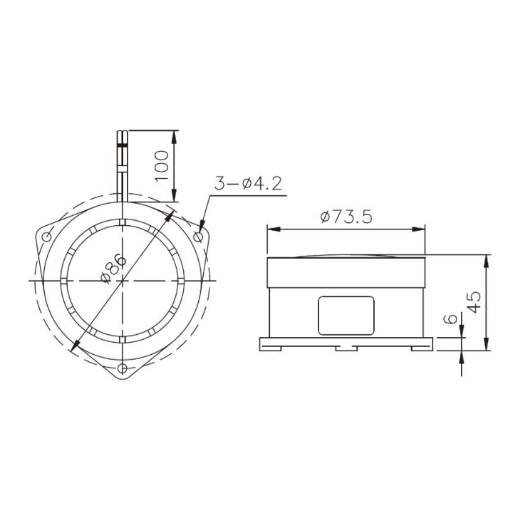 Buzzer activo 110V TEND TBN-110