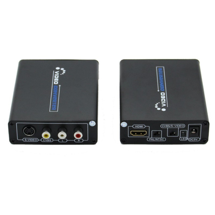 Convertidor de HDMI a RCA y S-Video