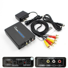 Convertidor de HDMI a RCA y S-Video