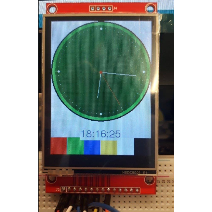 Pantalla TFT SPI LCD 2.8" ILI9341 táctil compatible con Arduino