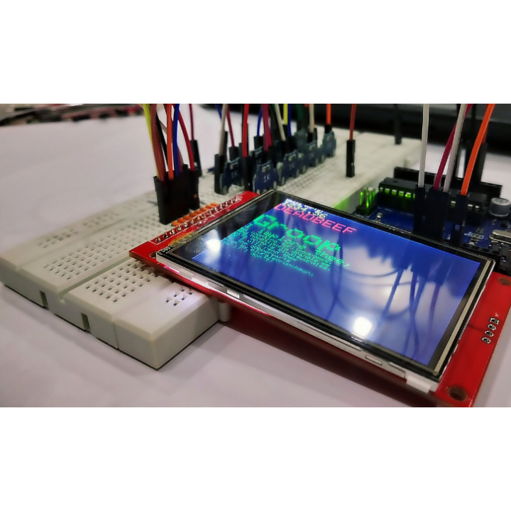 Pantalla TFT SPI LCD 2.8" ILI9341 táctil compatible con Arduino