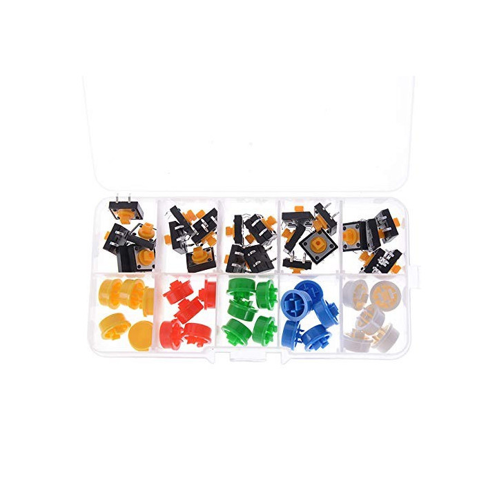 Kit de pulsadores 25 piezas