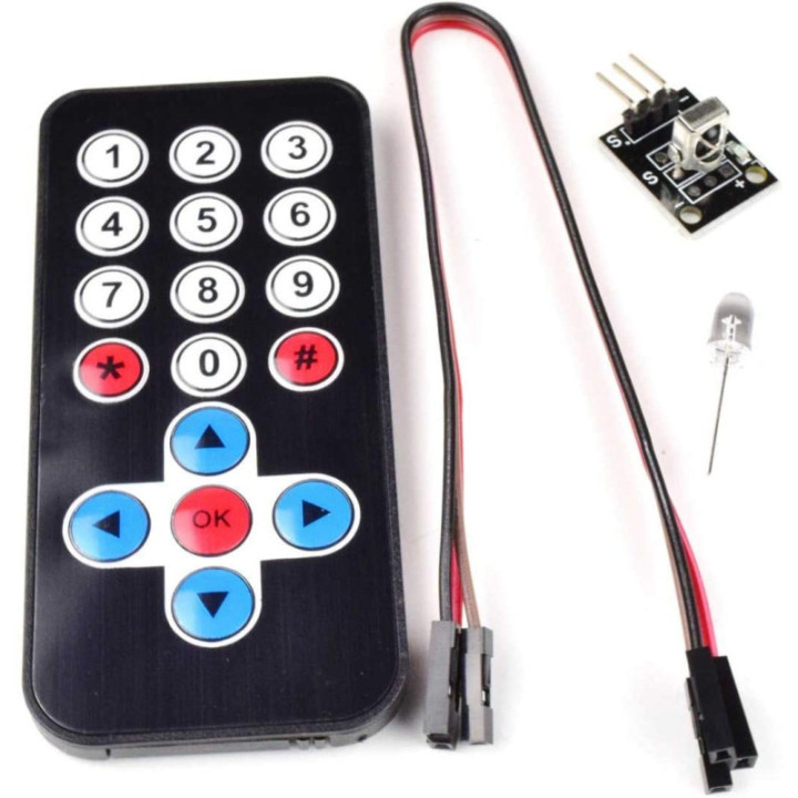 Control Remoto Infrarrojo Tx/Rx HX1838 - 38 KHz