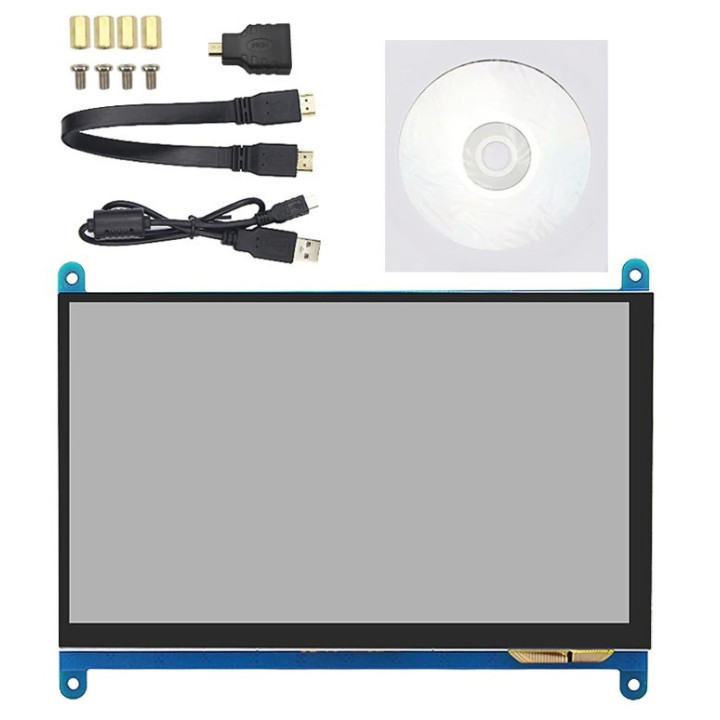 Pantalla táctil LCD de 7 pulgadas HDMI para Raspberry PI