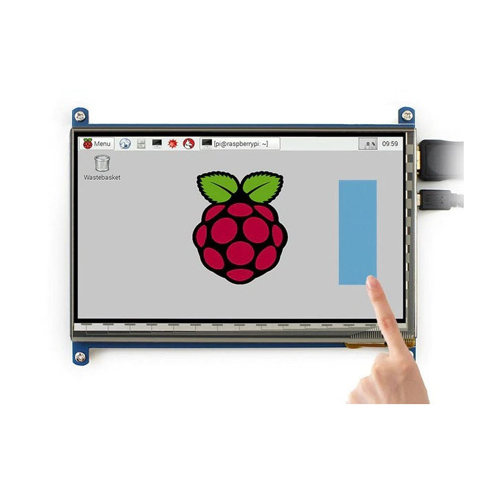 Pantalla táctil LCD de 7 pulgadas HDMI para Raspberry PI