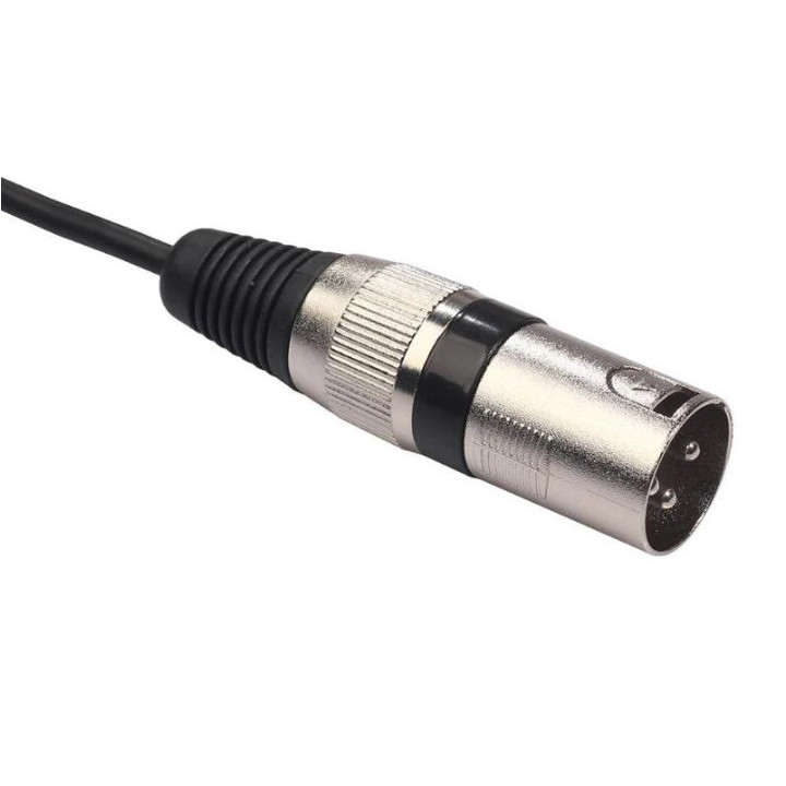 Separador de Audio XLR Hembra a XLR Macho Dual