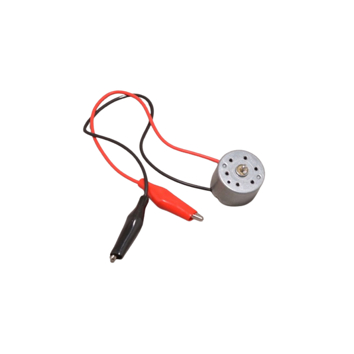 Motor DC 3-6V con pinzas cocodrilo