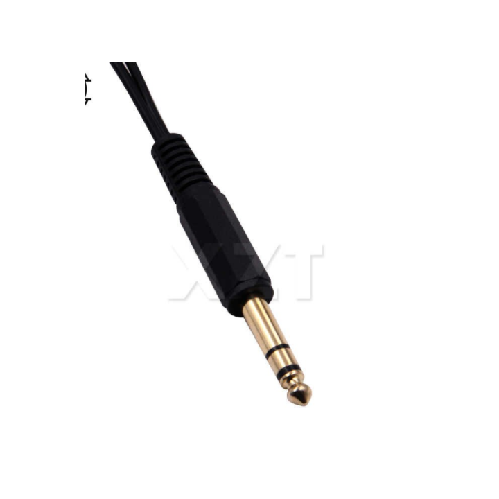 Splitter de Audio 1/4" (6.35mm) una entrada macho dos salidas hembra