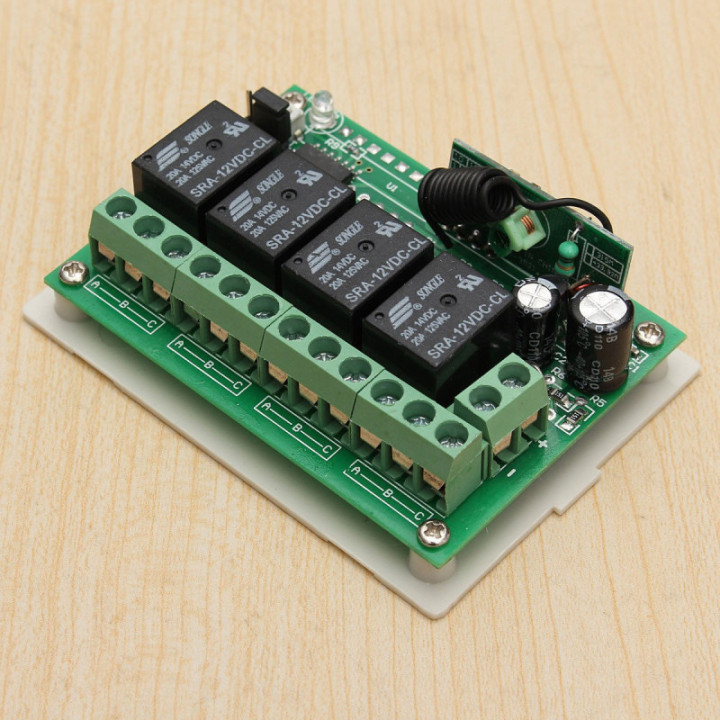Rele inalámbrico de 4 canales 315MHZ