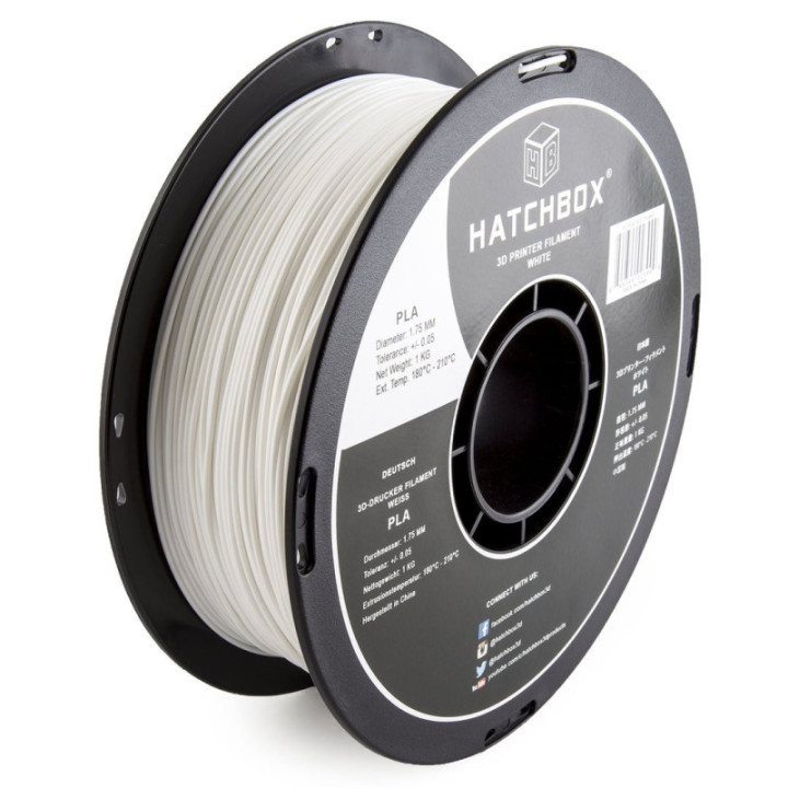 Filamento PLA Hatchbox 1.75mm 2.2 lb