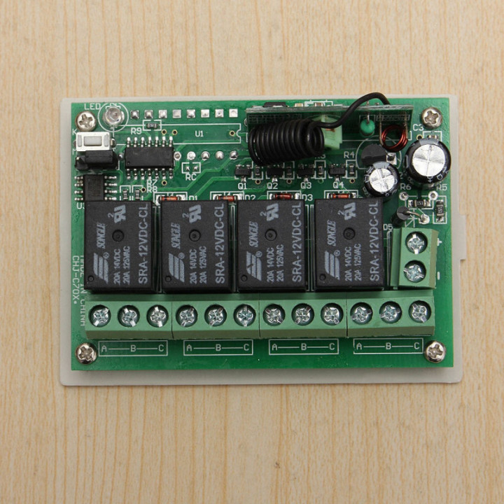 Rele inalámbrico de 4 canales 315MHZ