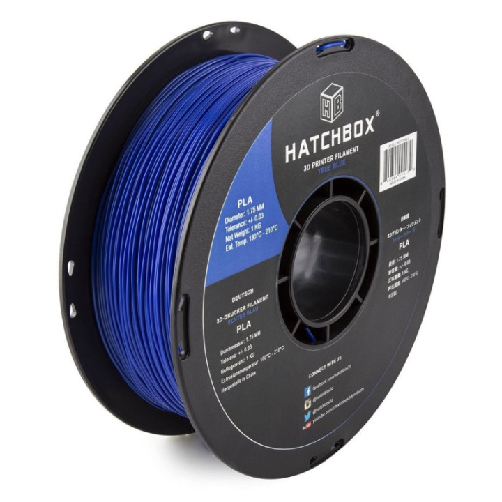 Filamento PLA Hatchbox 1.75mm 2.2 lb