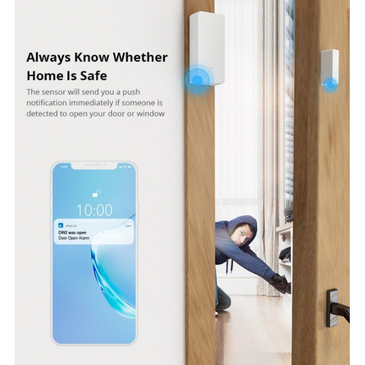 Sensor para puertas y ventanas inteligente Wifi  Sonoff DW2