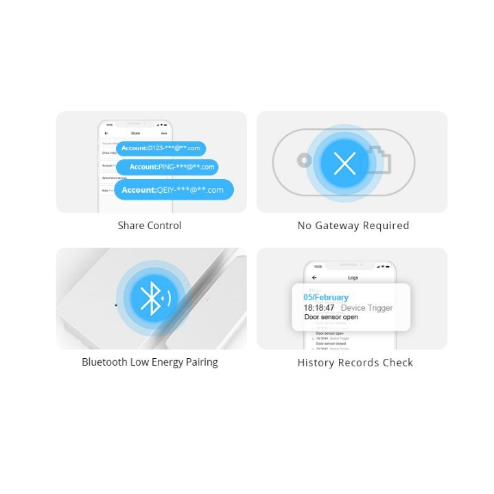 Sensor para puertas y ventanas inteligente Wifi  Sonoff DW2