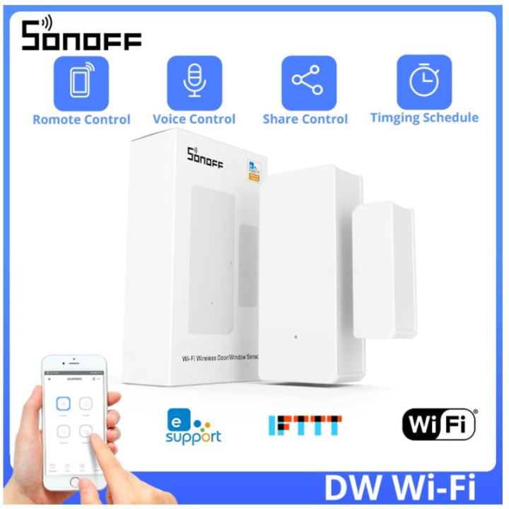 Sensor para puertas y ventanas inteligente Wifi  Sonoff DW2