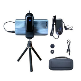 Micrófono Lavalier Green Audio GAW-7511C inálambrico con trípode para celular