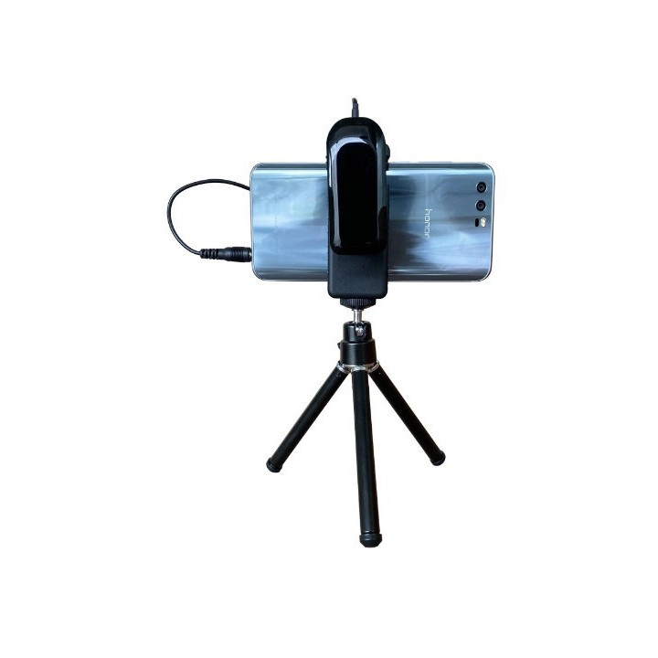 Micrófono Lavalier Green Audio GAW-7511C inálambrico con trípode para celular