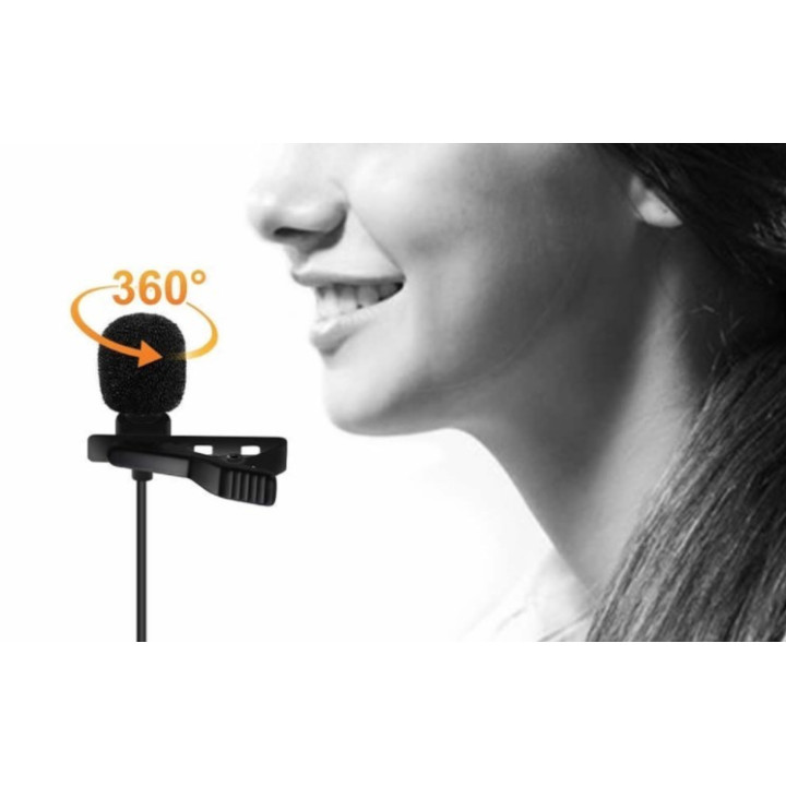 Mini micrófono doble lavalier para celular Green Audio GAM-16D