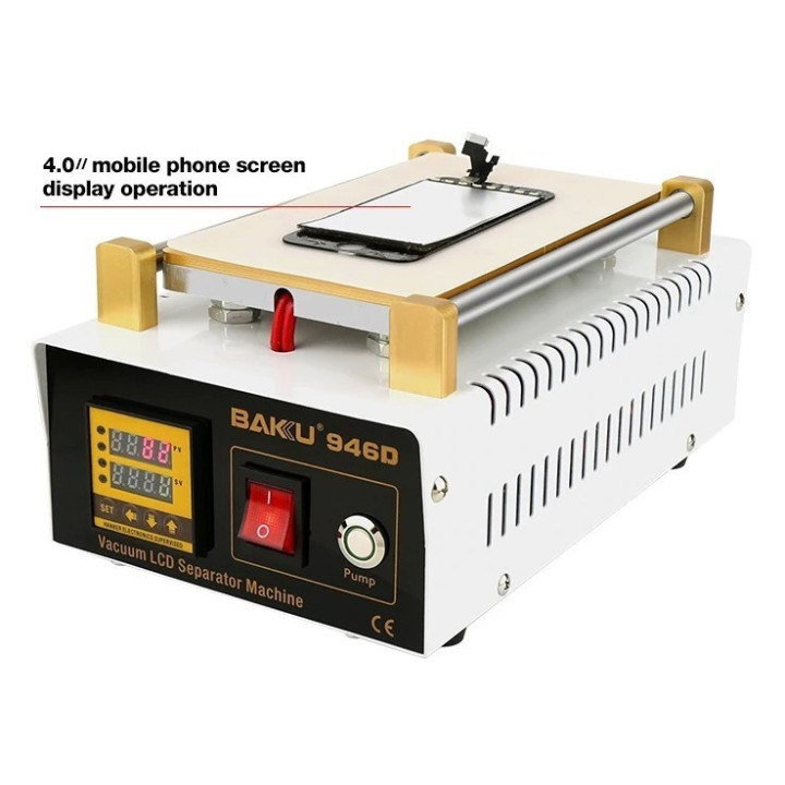 Plancha separadora de pantalla al vacio BAKU BK-946D
