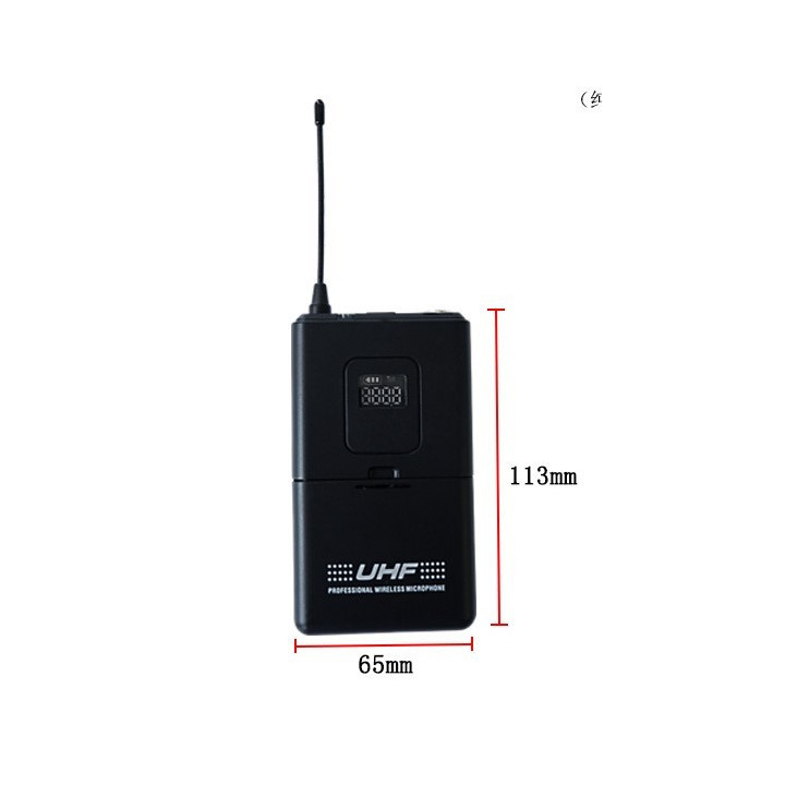Microfonos Inalambricos M-202 UHF con 1 Receptor 3.5mm y 2 Transmisores