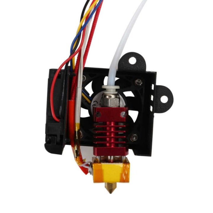 Extrusor con carcasa y ventiladora impresora 3D