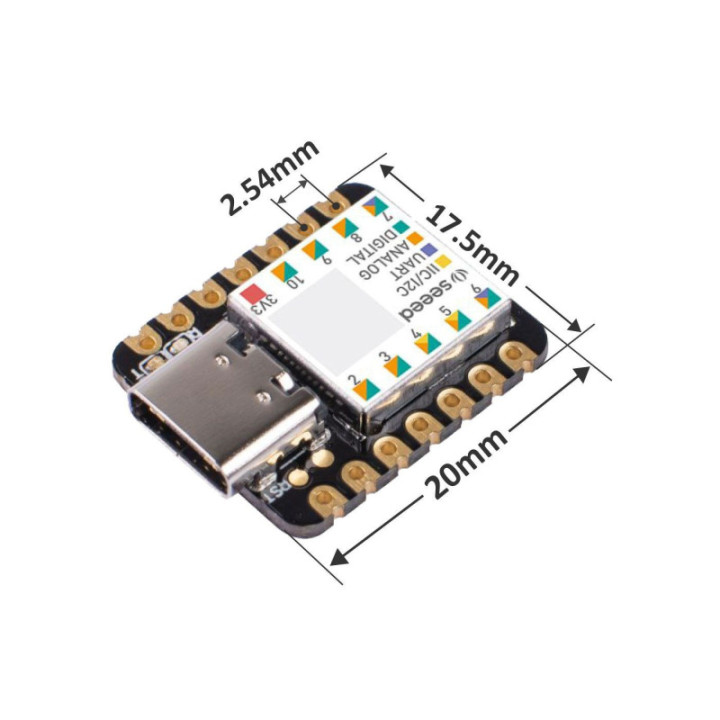 Microcontrolador Seeeduino XIAO compatible con Arduino