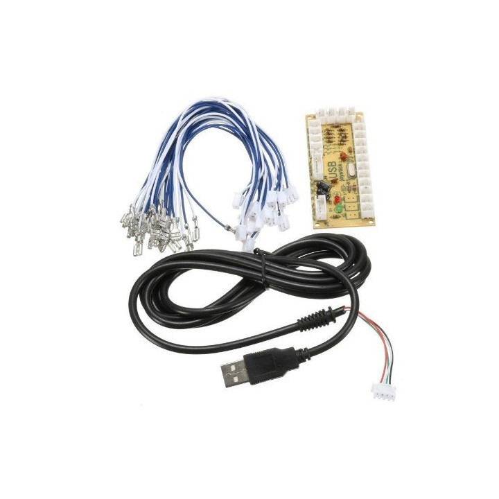 Placa codificadora USB para control arcade