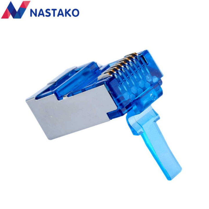 Conector RJ45 CAT 5e Metálico Protegido (2U)