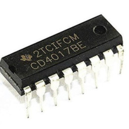 Contador de decada CD4017BE (PDIP-16)