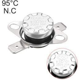 Termostato Plastico KSD301 NC 10A 40°C-185°C