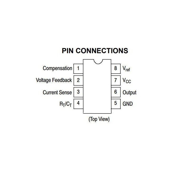 Controlador PWM UC3843AN (DIP)