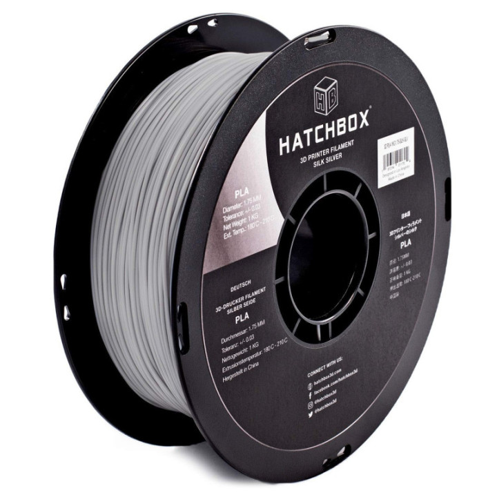 Filamento PLA Hatchbox 1.75mm 2.2 lb