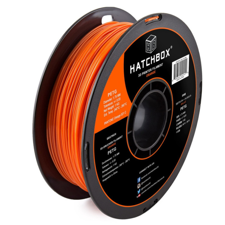 Filamento PLA Hatchbox 1.75mm 2.2 lb