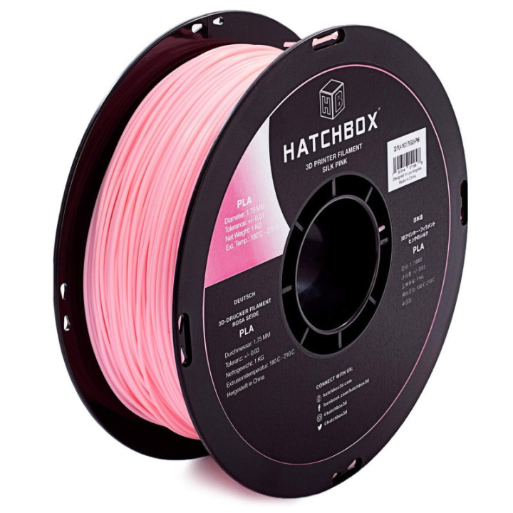 Filamento PLA Hatchbox 1.75mm 2.2 lb