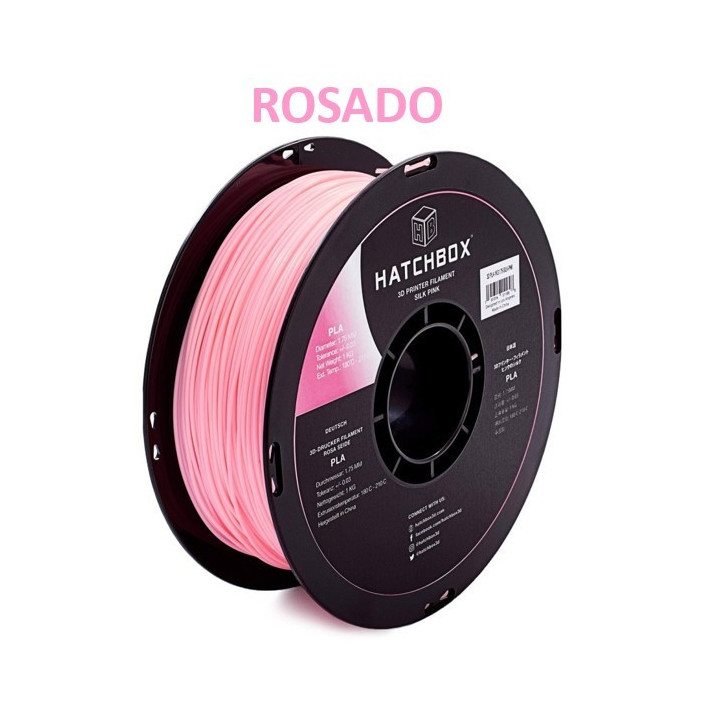 Filamento PLA Hatchbox 1.75mm 2.2 lb
