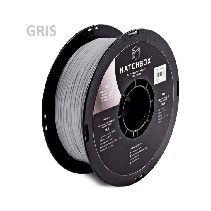 Filamento PLA Hatchbox 1.75mm 2.2 lb