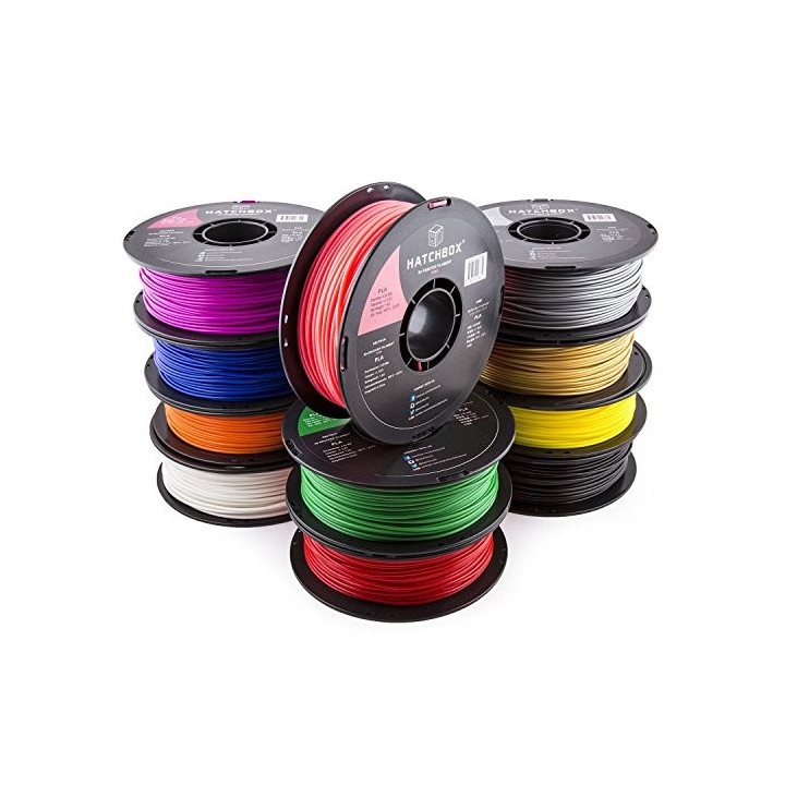 Filamento PLA Hatchbox 1.75mm 2.2 lb