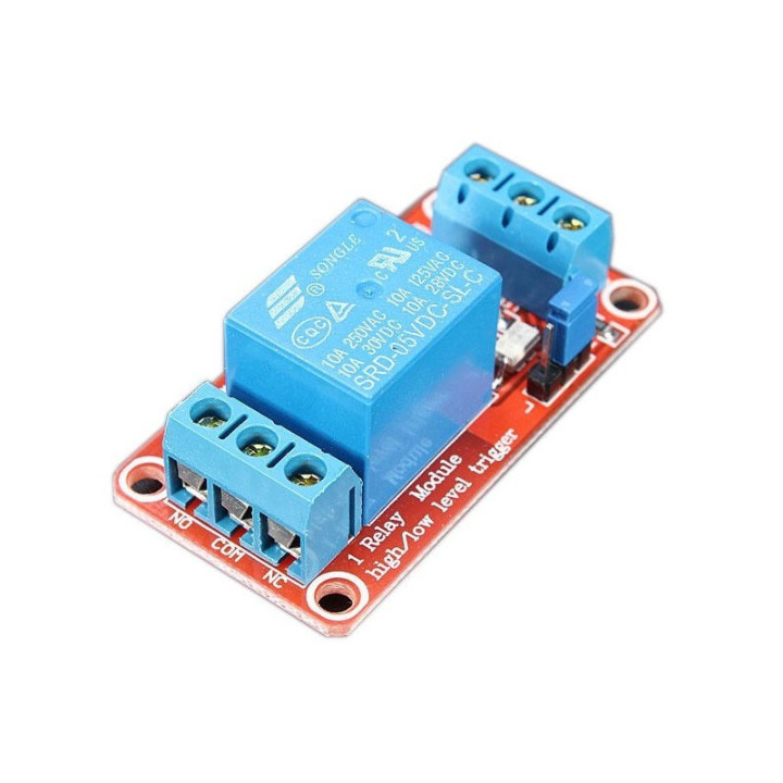 Modulo Rele 5-24V 10A 1 - 8 canales