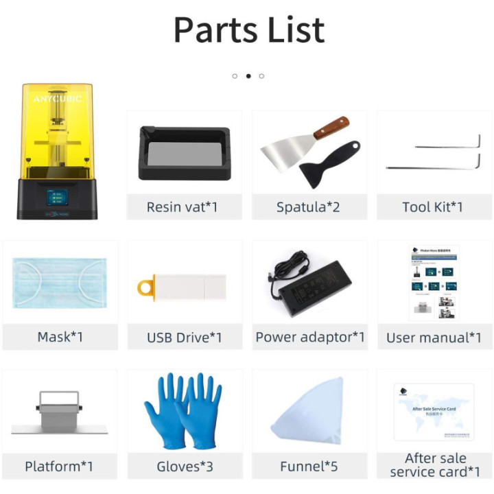 Impresora 3D de resina ANYCUBIC Photon Mono 4K + 1 resina