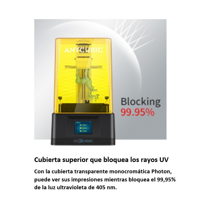 Impresora 3D de resina ANYCUBIC Photon Mono 4K + 1 resina