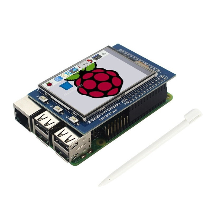 Pantalla Táctil para Raspberry Pi 2.4"
