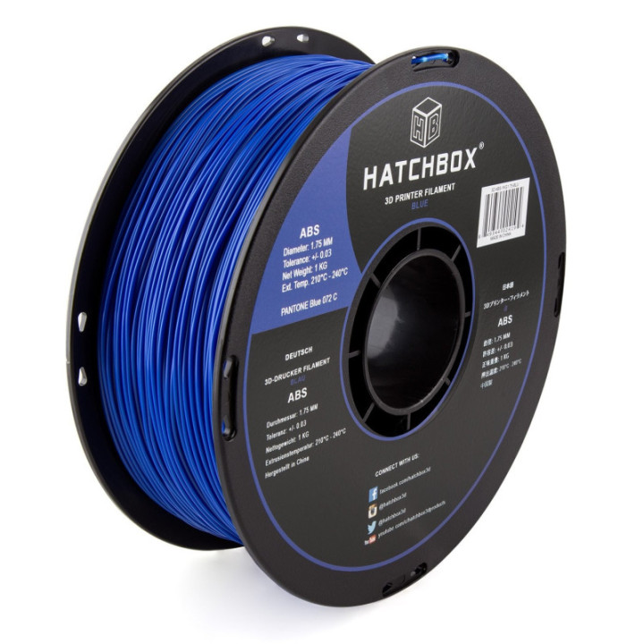 Filamento ABS Hatchbox 1.75MM 2.2LBS