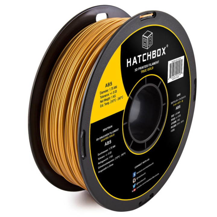 Filamento ABS Hatchbox 1.75MM 2.2LBS