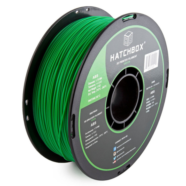 Filamento ABS Hatchbox 1.75MM 2.2LBS