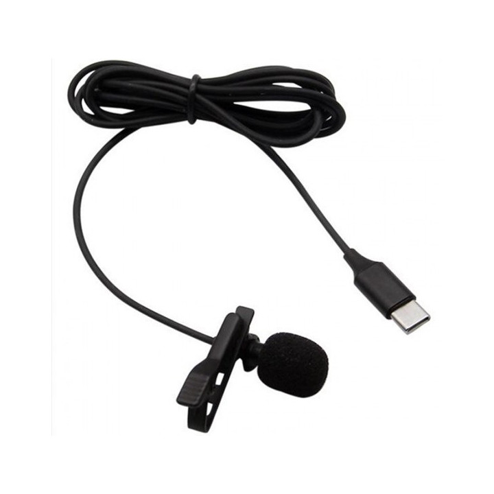 Mini Micrófono Lavalier para Celular Tipo USB-C