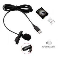 Mini Micrófono Lavalier para Celular Tipo USB-C
