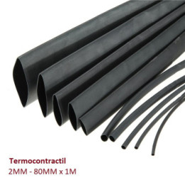 Tubo de Termocontractil (Aislante) 1mm - 100mm