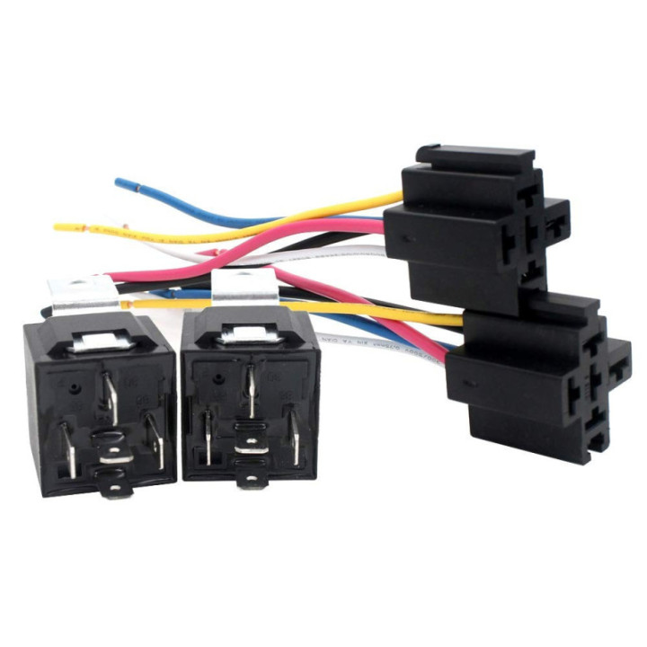 Relé 12V 40A con Zocalo 5 pines