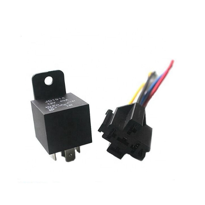 Relé 12V 40A con Zocalo 5 pines